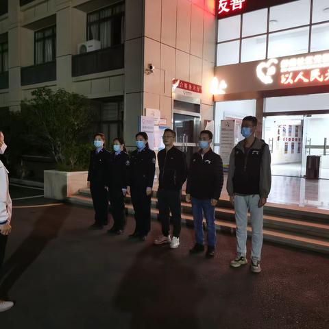 新羌社区开展消防安全夜查行动（1月12日）