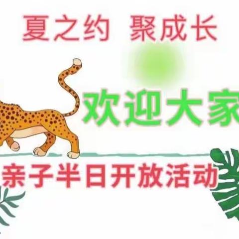 夏之约 聚成长（佳宝幼儿园小二班半日开放活动）