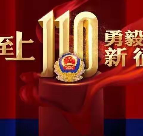 人民至上“110”  勇毅护航新征程