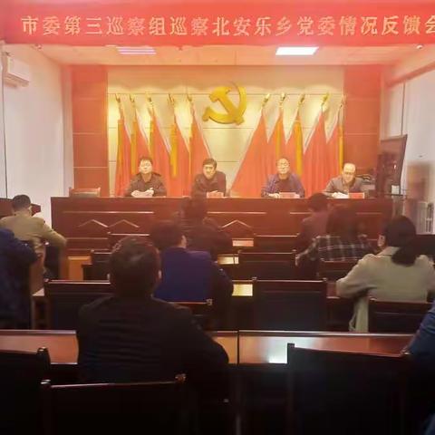 北安乐乡召开市委第三巡察组巡察北安乐乡党委情况反馈会