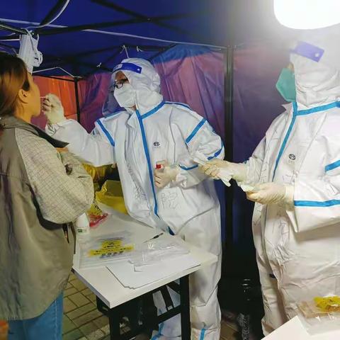 众志成城，抗击疫情——市中医院积极参加全民核酸检测