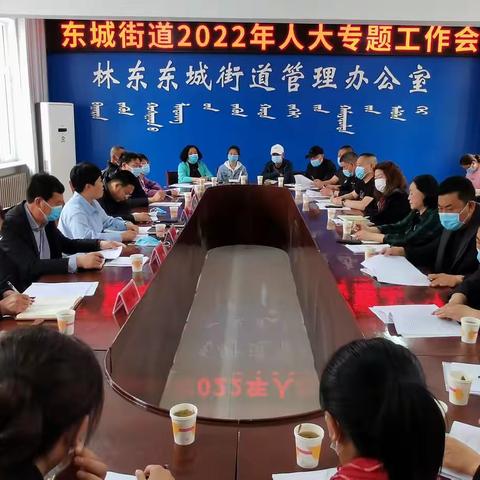 巴林左旗东城街道人大工委召开人大代表专题工作会