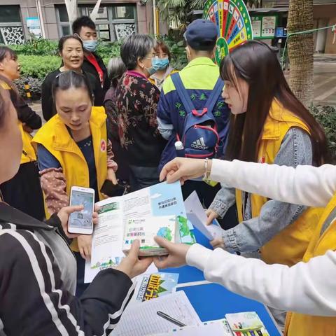 【谢家湾街道】九九重阳 浓浓敬老情——垃圾分类知识普及宣传活动