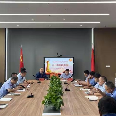 宁夏金维制药股份有限公司党支部召开2023年度组织生活会及民主评议党员大会