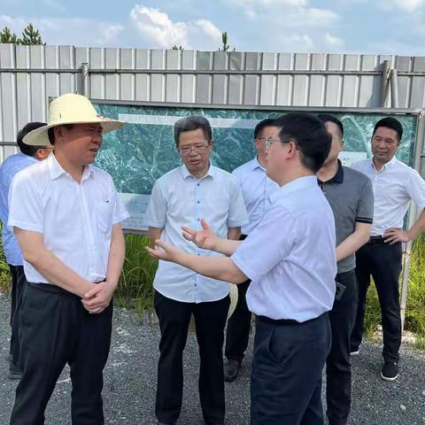 市政府党组成员、副市长李茂荣调研督导旭日南大道项目