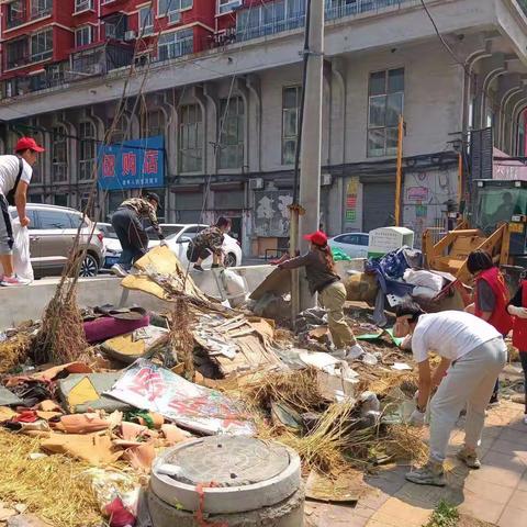 河东街道：周末创城不停歇  环境整治在行动