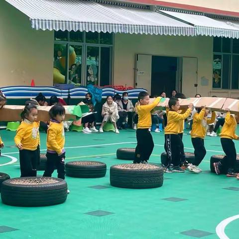 聚力前行 以研促教_湛江市第六幼儿园体育游戏教研活动