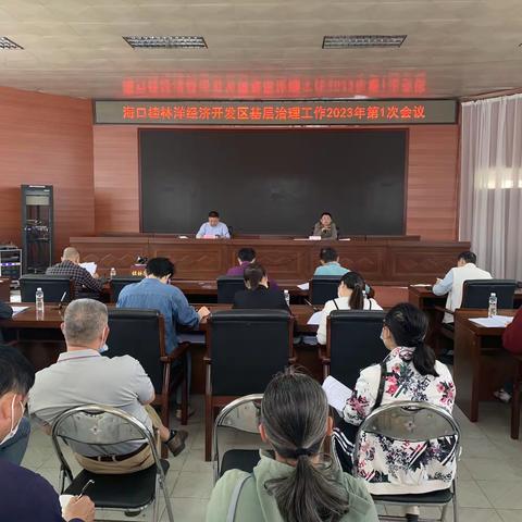 海口桂林洋经济开发区召开基层治理工作2023年1次会议