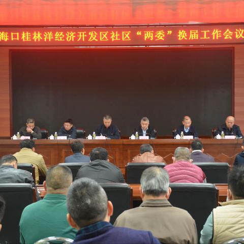 桂林洋开发区召开社区“两委”换届工作会议