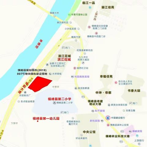 横峰县DEG2019023号地块国有建设用地使用权出让推介