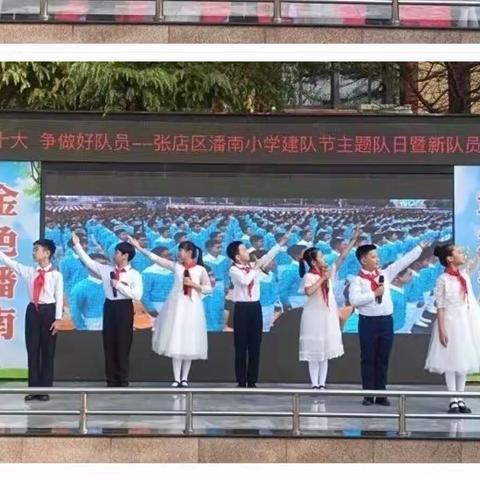 领巾飘扬 童心向党——潘南小学少先队工作总结