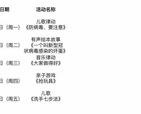 小二班  战疫情-我行动