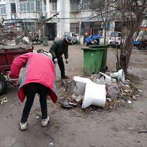 河大社区开展创文工作