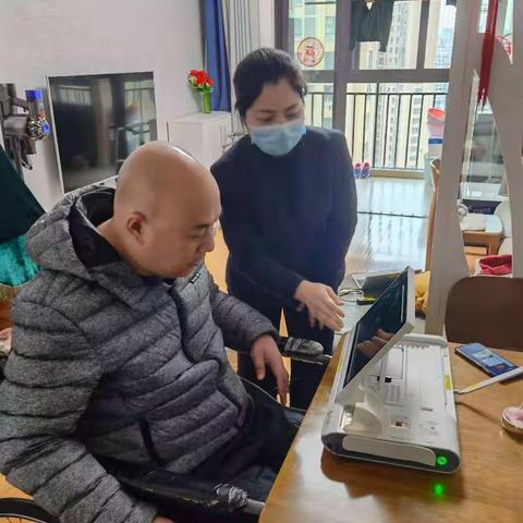 【中国银行自贸区分行营业部】上门服务残障人士