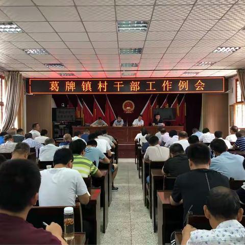 葛牌镇8月13日工作纪实