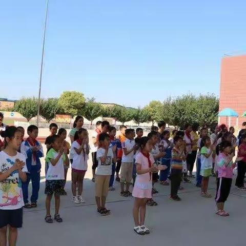 开发区山前小学2018—2019学年下期放假典礼暨安全教育大会