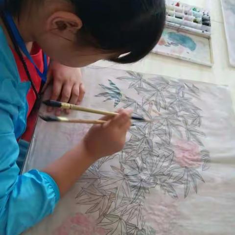 秋实学校美术学员微画展0011期小作者---周香秀（11岁）