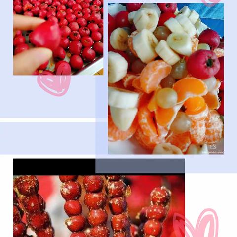 冰糖葫芦串串甜，红红火火迎新年