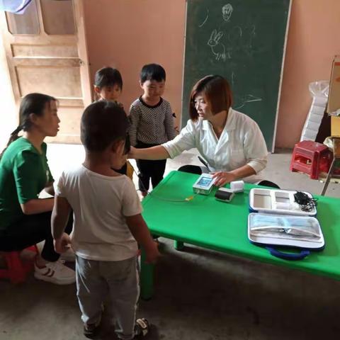 郭坊分院组织开展幼儿园健康体检活动
