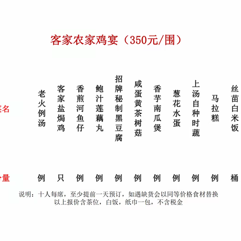 大良院子（团餐）