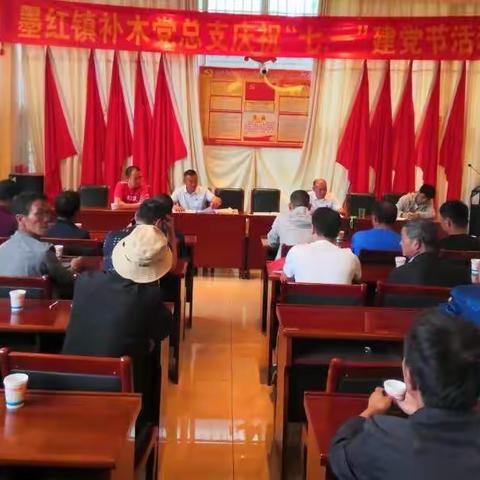 补木村党总支开展“维护政治安全，助力二十大召开”主题党日活动