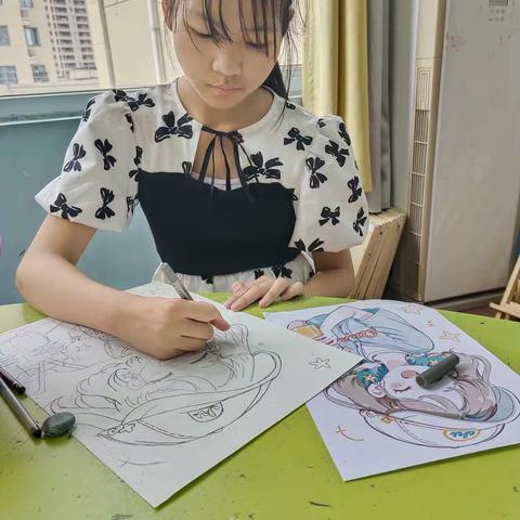 第一空间画室小学部7月10号-11号作业