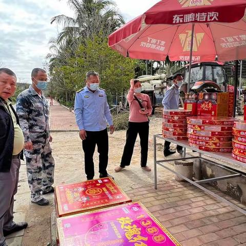 大安镇应急所联合镇执法中队对辖区企业及烟花爆竹零售点开展春节前安全隐患排查