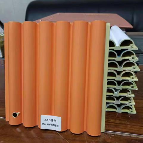 150宽半圆竹木空心格栅3米长