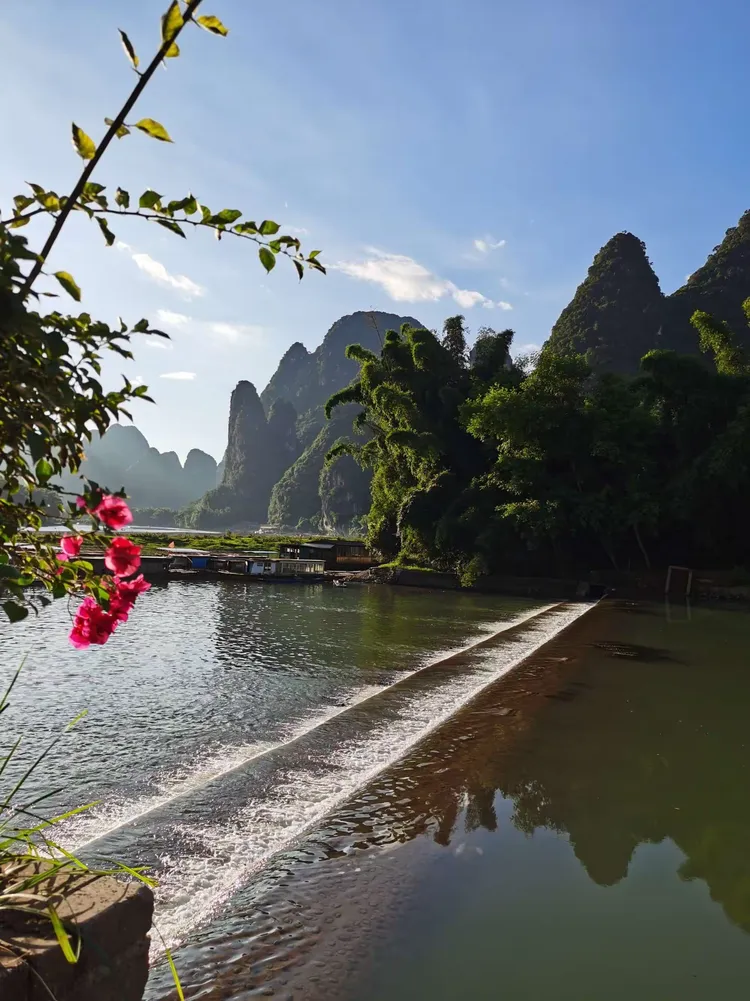 广西阳朔兴坪渔村