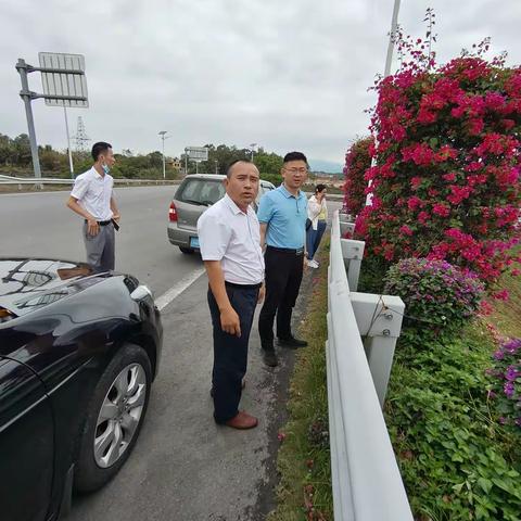 省专班环境卫生工作组莅临文罗镇督导检查两高沿线环境整治工作