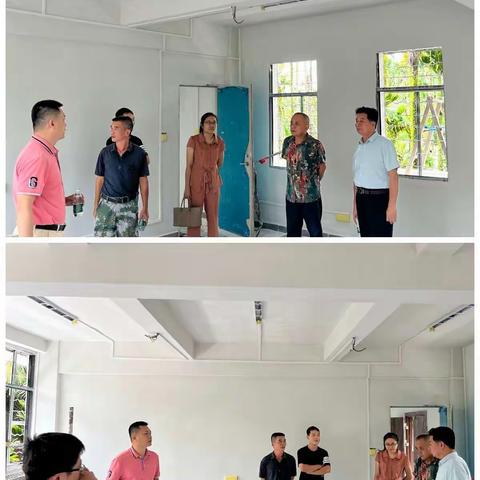 保亭县新星居七区三队“侨胞之家”创建工作开展情况进行调研视察，
