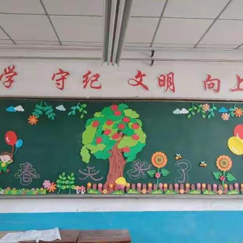 树班级形象 展班级风采---记青岛店子希望小学班级文化建设评比活动