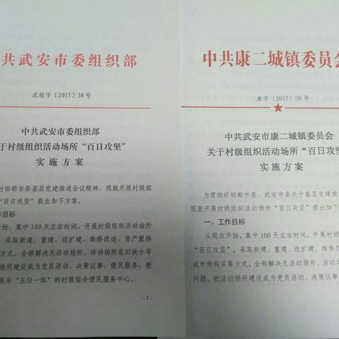 筑阵地强基础 聚民意凝党心——康二城镇村级活动场所"百日攻坚战"纪实