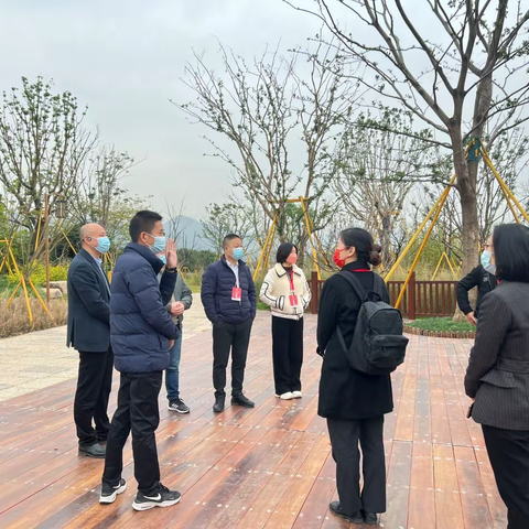 瓯海区人大代表一行视察三垟湿地生态建设示范片区