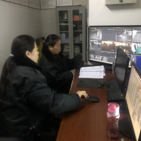 22日对中铁、建科进行夜查，各岗位情况良好，无睡岗脱岗发生。