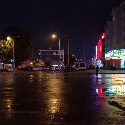 绚丽多彩的宁城之夜