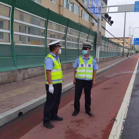 铜川市公安局交警支队第一大队闻警而动全面落实疫情防控道路交通安保工作