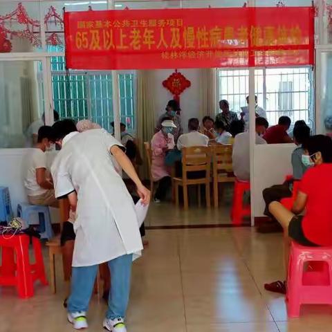 场部社区开展“三伏天送健康”公益医疗活动