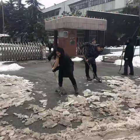 凝心尽力迅速除雪，履职尽责推进到底
