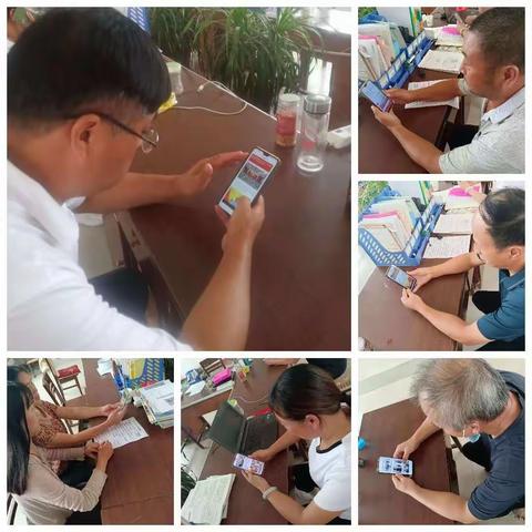 李田楼镇马庄小学全体教师学习县委书记耿振华同志讲话精神