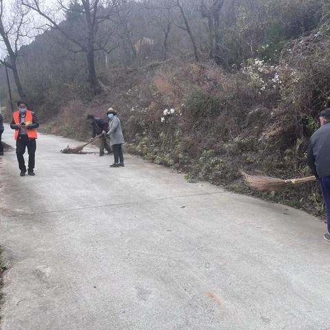 核桃坝村开展节前环境大整治活动
