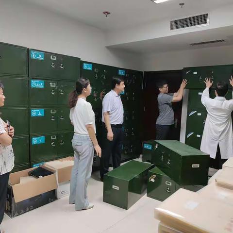 组织人事科档案库房顺利完成搬迁