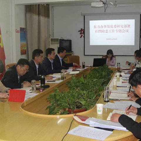 东方办事处召开扫黑除恶专项斗争专题会议