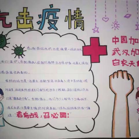 “争做防控小卫士 抗击疫情”许昌市毓秀路小学六（4）班假期小队活动