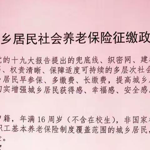 鹿邑县人社局多措并举推进2022年城乡居民养老保险网上集中征缴工作