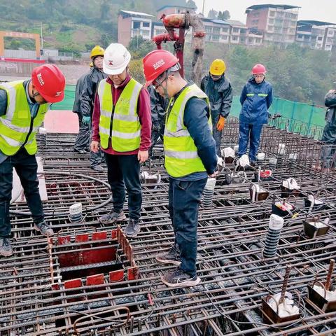 撸起袖子加油干  多措并举保节点——龙驹坝大桥2号墩0号块浇筑