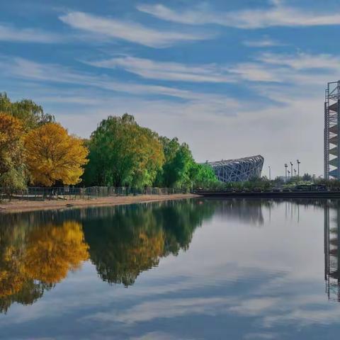 北京奥林匹克广场四季景色🌹🌹🌹