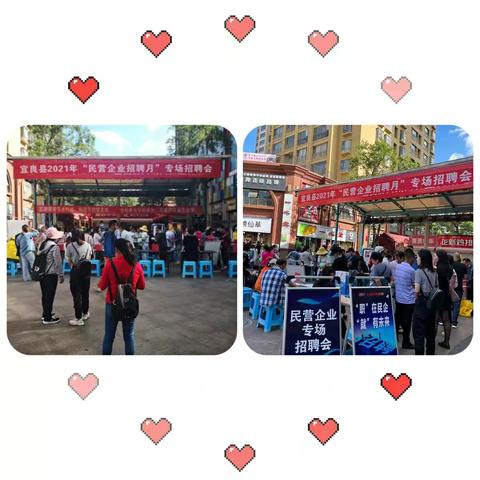 宜良县举办2021年“民营企业招聘月”专场招聘会—“职”在民企 “就”有未来为退役军人筑梦助力