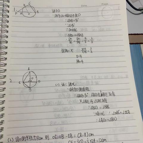 杨雨航的数学作业