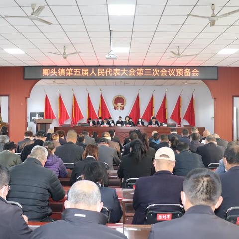 卿头镇第五届人民代表大会第三次会议胜利召开！